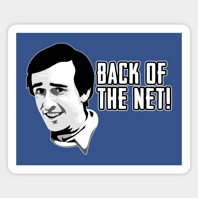 Alan Partridge Back Of The Net Quote Sticker by Nova5